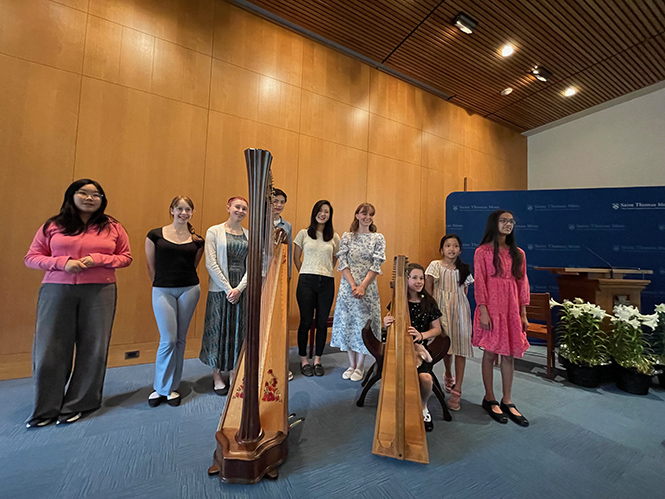 Li Shan Tan and students for the masterclass